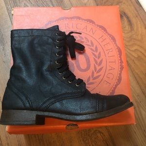 Black Combat boots